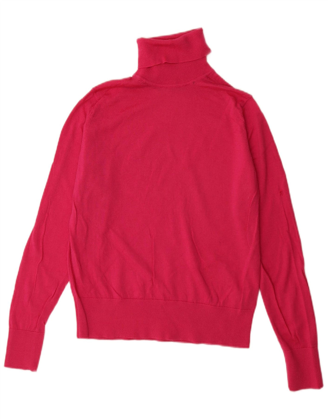 Marks & Spencer Γυναικείο πουλόβερ με ρολό λαιμόκοψη UK 12 Medium Pink