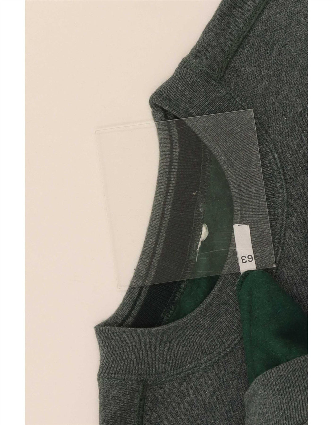 Ανδρική γραφική φούτερ Vintage Jumper Medium Green Colorblock