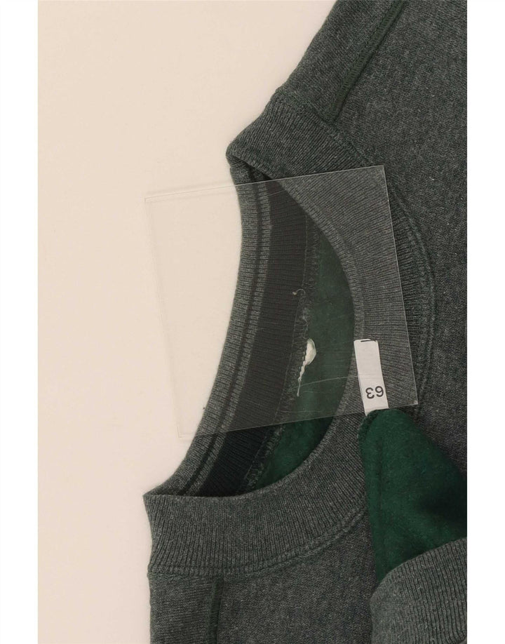 Ανδρική γραφική φούτερ Vintage Jumper Medium Green Colorblock