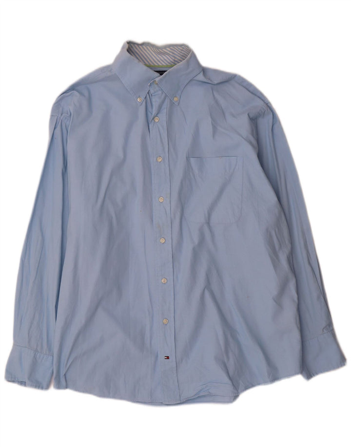 Ανδρικό πουκάμισο Tommy Hilfiger Size 16 1/2 Large Blue Cotton