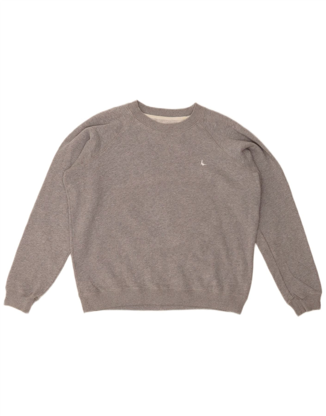 JACK WILLS Γυναικείο φούτερ μεγάλου μεγέθους Jumper UK 12 Μεσαίο γκρι βαμβακερό