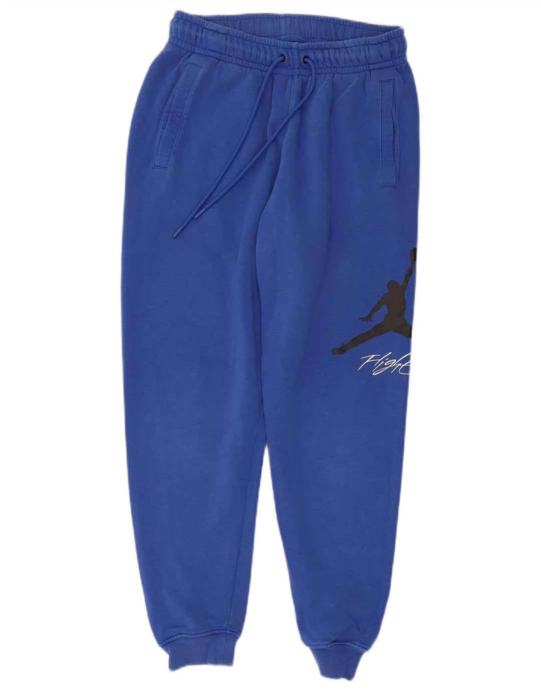 JORDAN Γυναικεία φόρμα αθλητικής φόρμας γραφικά Joggers UK 10 Small Blue Cotton