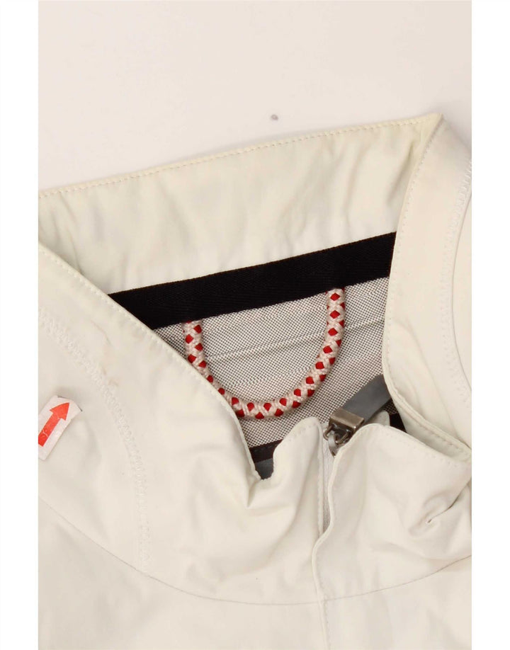 Slam Mens Rain Jacket UK 44 2XL White Nylon
