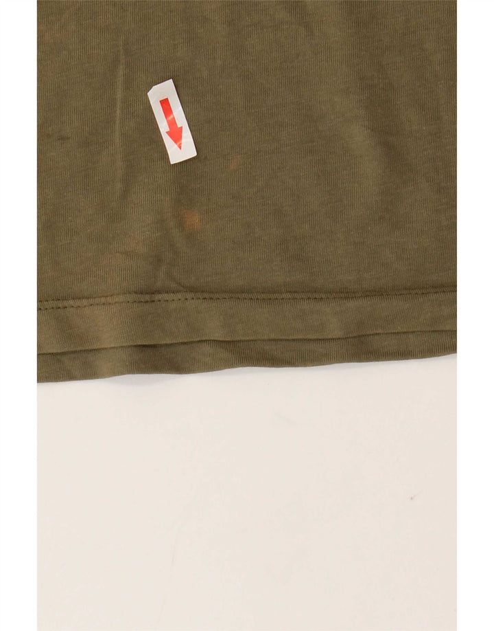 Jack & Jones Ανδρικό T-Shirt Top μεγάλο χακί βαμβακερό