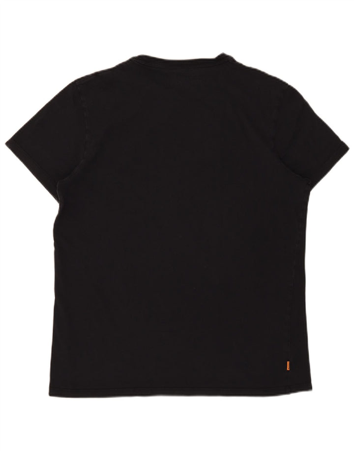 Ανδρικό T-Shirt Timberland Slim Fit Top Large Μαύρο