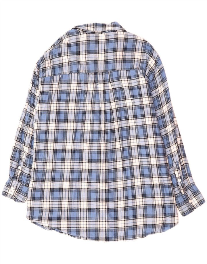 Γυναικείο πουκάμισο Levi's Flannel UK 18 XL Blue Check Cotton