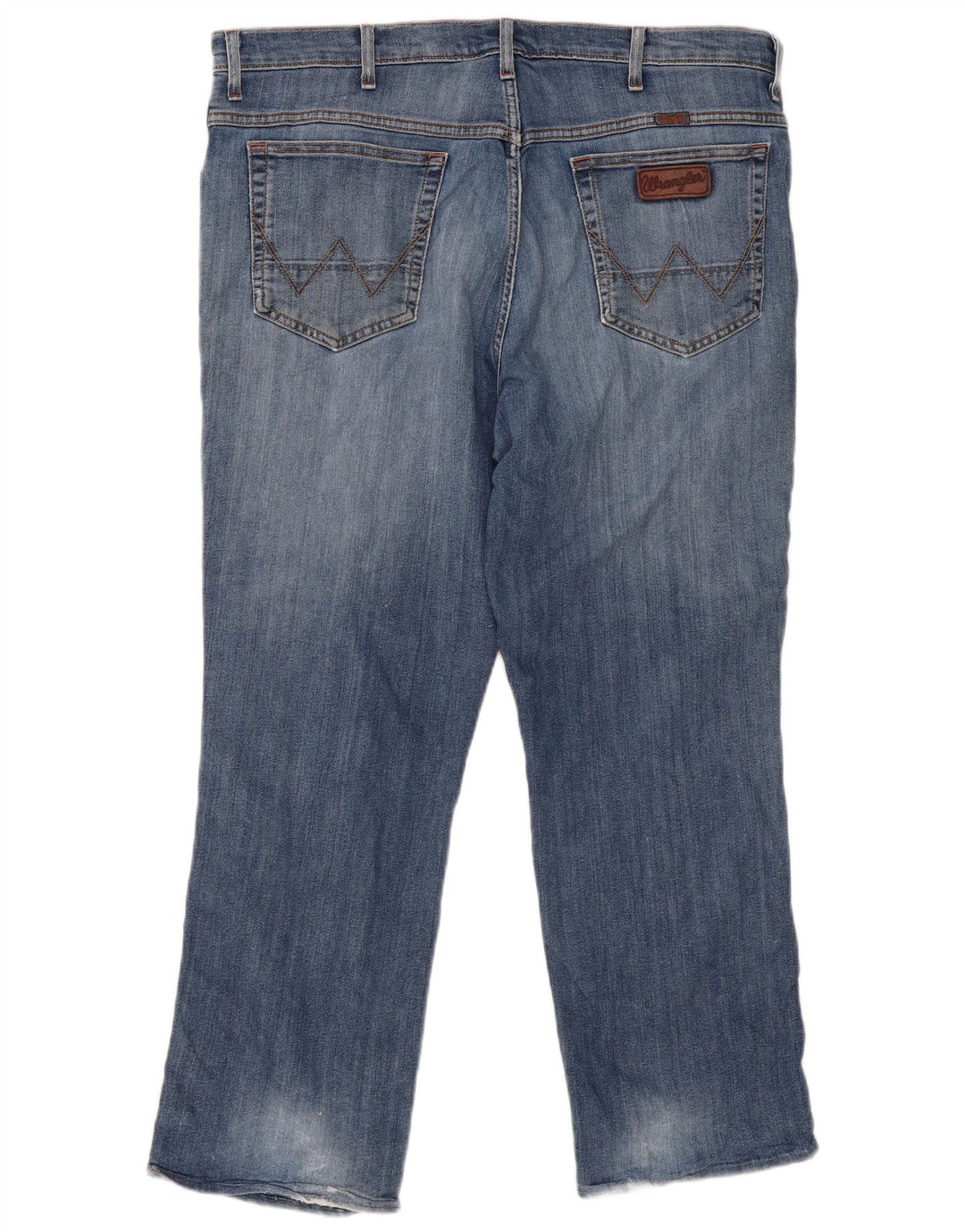 Ανδρικό τζιν Wrangler Distressed Straight W38 L27 Μπλε