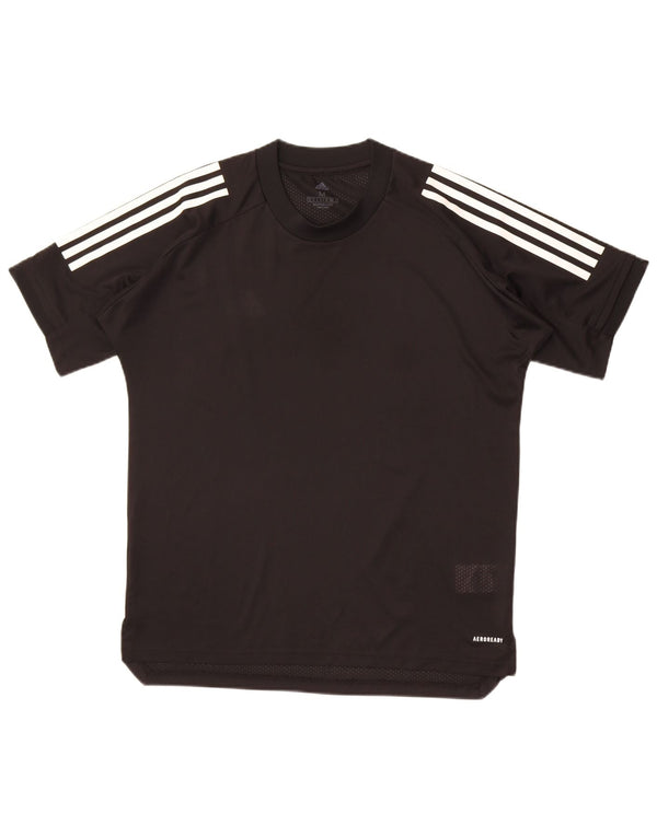 Adidas Ανδρικό T-Shirt Aeroready Top Medium Black Polyester