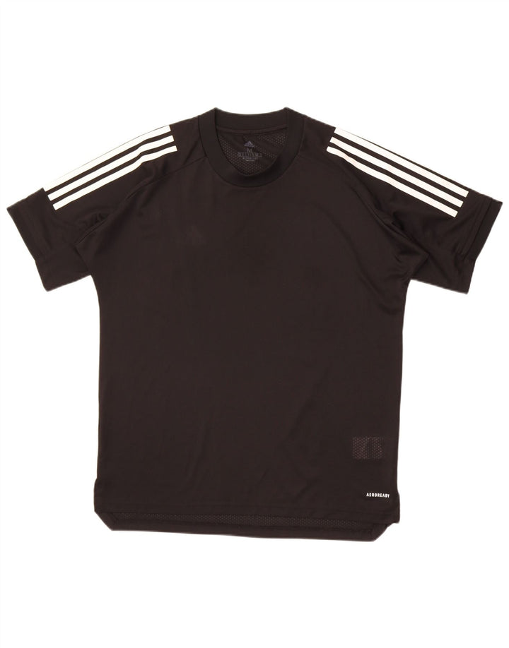 Adidas Ανδρικό T-Shirt Aeroready Top Medium Black Polyester