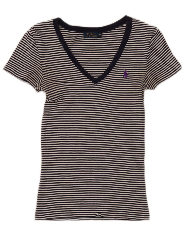 Γυναικείο κοντομάνικο μπλουζάκι Ralph Lauren Top UK 4 XS Navy Blue Nautical