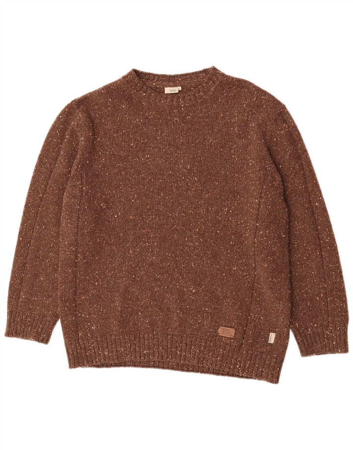Ανδρικό πουλόβερ Camel Active Crew Neck Jumper XL Brown Flecked