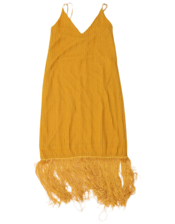 Zara Γυναικείο φόρεμα Charleston UK 10 Small Yellow