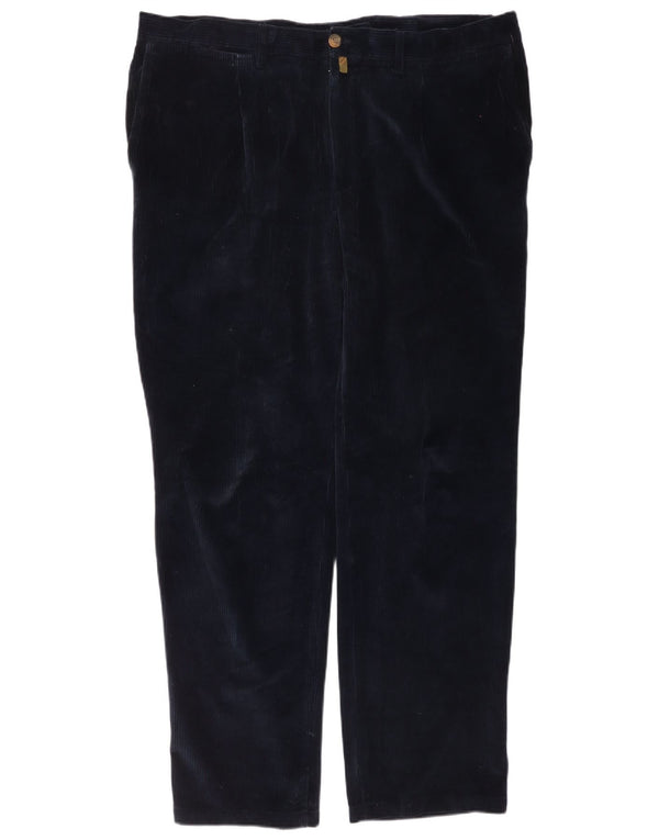 Barbour Ανδρικό κωνικό κοτλέ παντελόνι EU 54 2XL W40 L32 Navy Blue Cotton