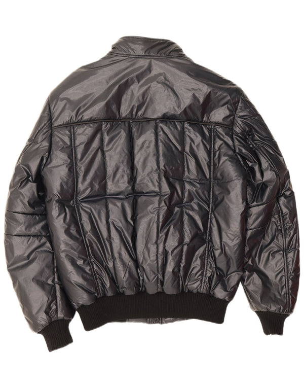 Refrigiwear Ανδρικό μπουφάν με επένδυση UK 40 μεγάλο μαύρο πολυεστέρα
