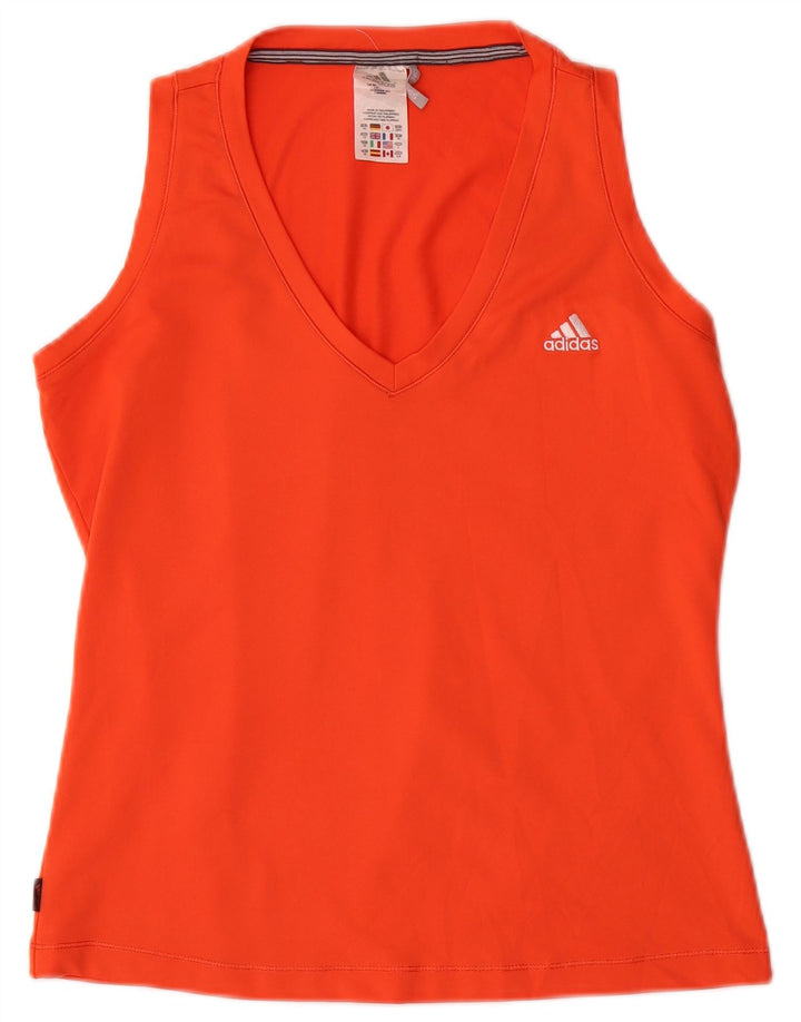 ADIDAS Γυναικείο Clima 365 Vest Top UK 14 Medium Orange