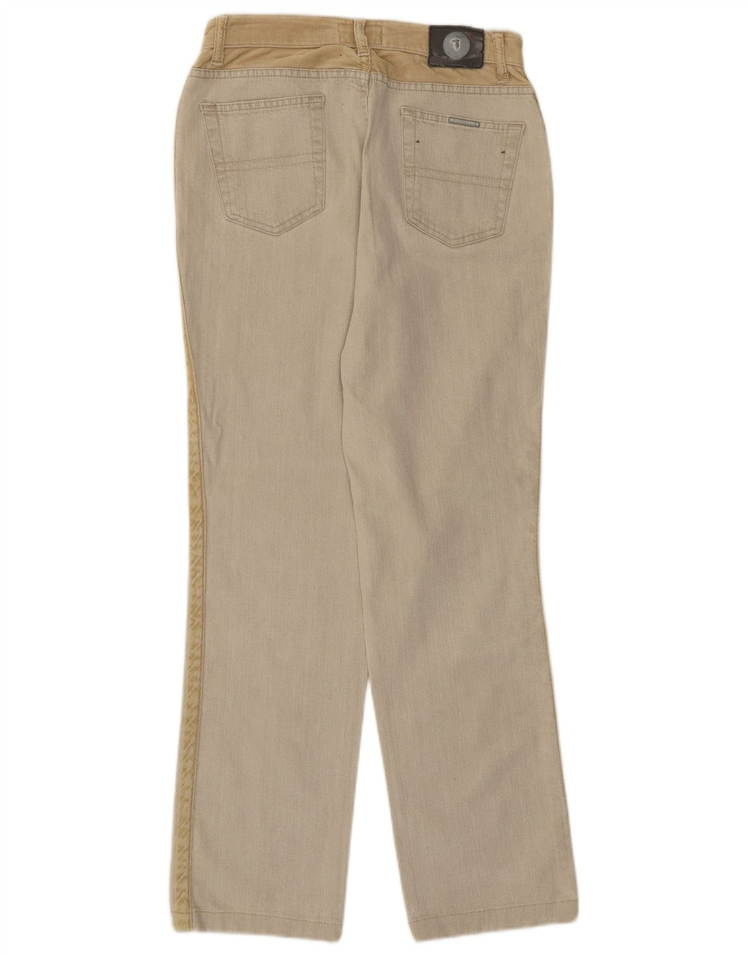 Γυναικεία ίσια τζιν Trussardi IT 44 Medium W28 L28 Beige Colourblock