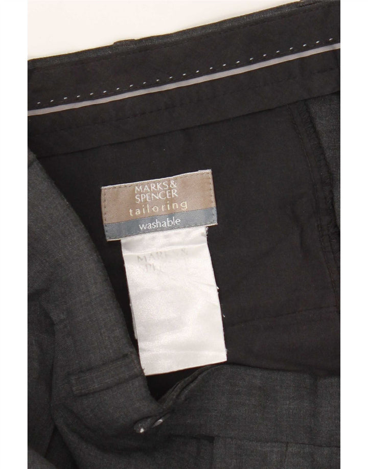 Ανδρικό παντελόνι με καρφίτσα Marks & Spencer W34 L28 Γκρι