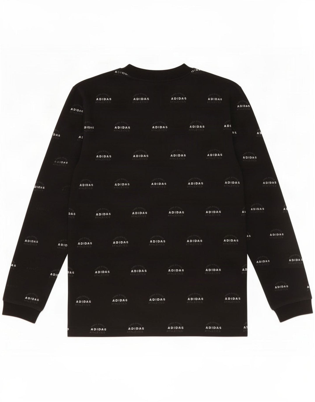 Ανδρικό γραφικό φούτερ Adidas Jumper Μικρό μαύρο βαμβακερό