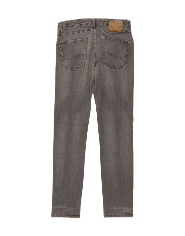 JACK & JONES Mens Slim Jeans W32 L32 Grey Vintage Jack & Jones and Second-Hand Jack & Jones from Messina Hembry 