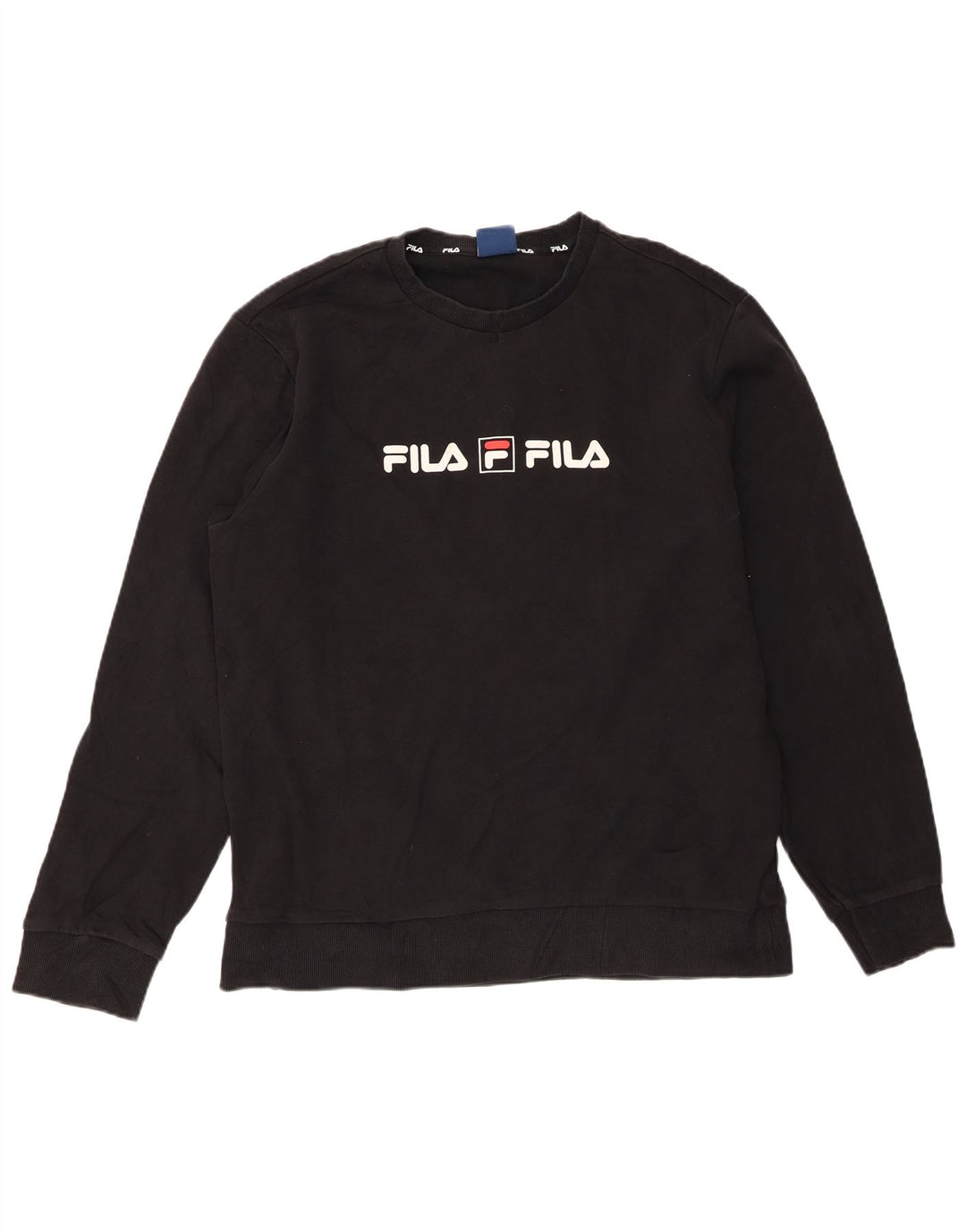 Ανδρικό γραφικό φούτερ Fila Jumper 2XL Μαύρο