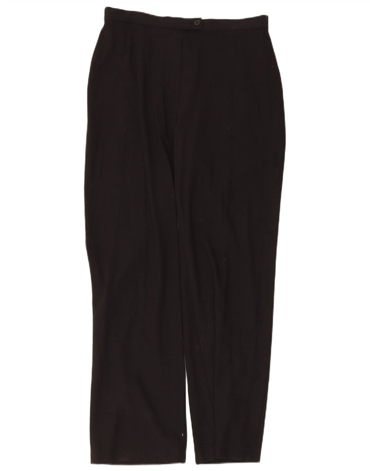 Marks & Spencer Γυναικείο ίσιο παντελόνι UK 14 Medium W30 L29 Μαύρο