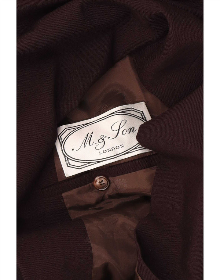Vintage Ανδρικό σακάκι Blazer με διπλό στήθος UK 38 Medium Burgundy
