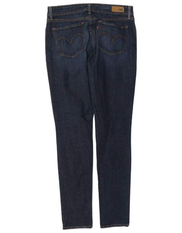 Γυναικεία Demi Curve ψηλόμεσα στενά τζιν Levi's W28 L32 Navy Blue Cotton
