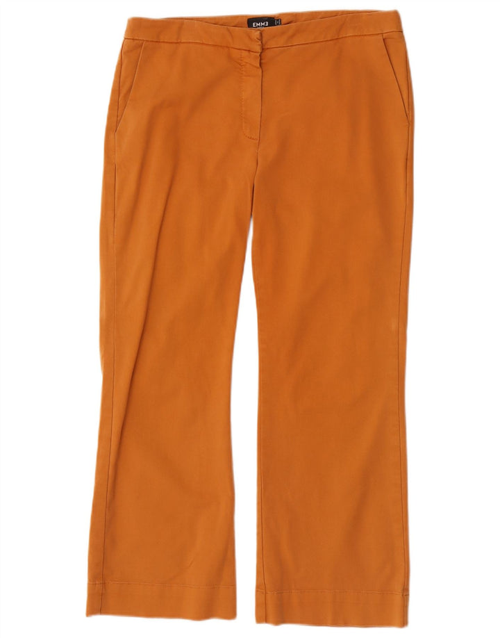 Marella Γυναικείο EMME Bootcut Chino Παντελόνι W30 L26 Πορτοκαλί