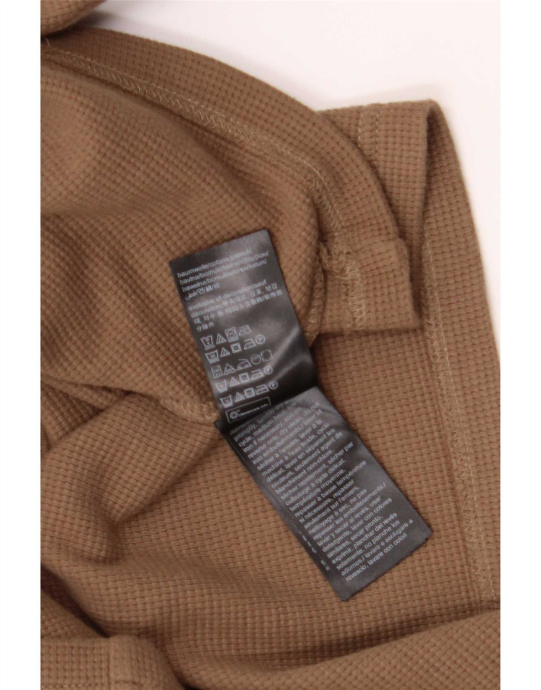 Calvin Klein Ανδρικό μακρυμάνικο μπλουζάκι 2XL καφέ βαμβακερό