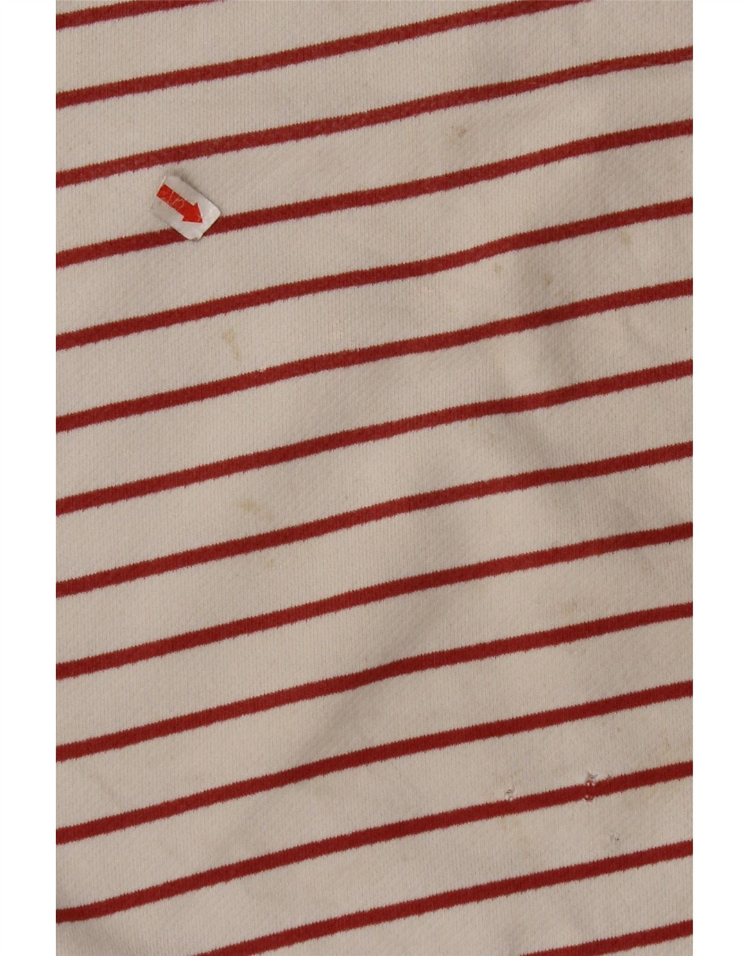 FAT FACE Γυναικείο τοπ μακρυμάνικο UK 8 Small Off White ριγέ βαμβακερό