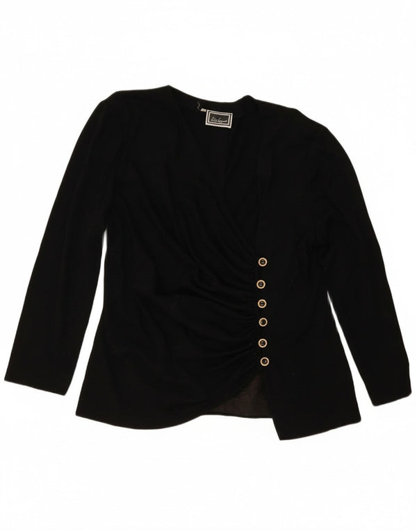 Luisa Spagnoli Γυναικείο Πουκάμισο Μπλούζα IT 52 2XL Μαύρο