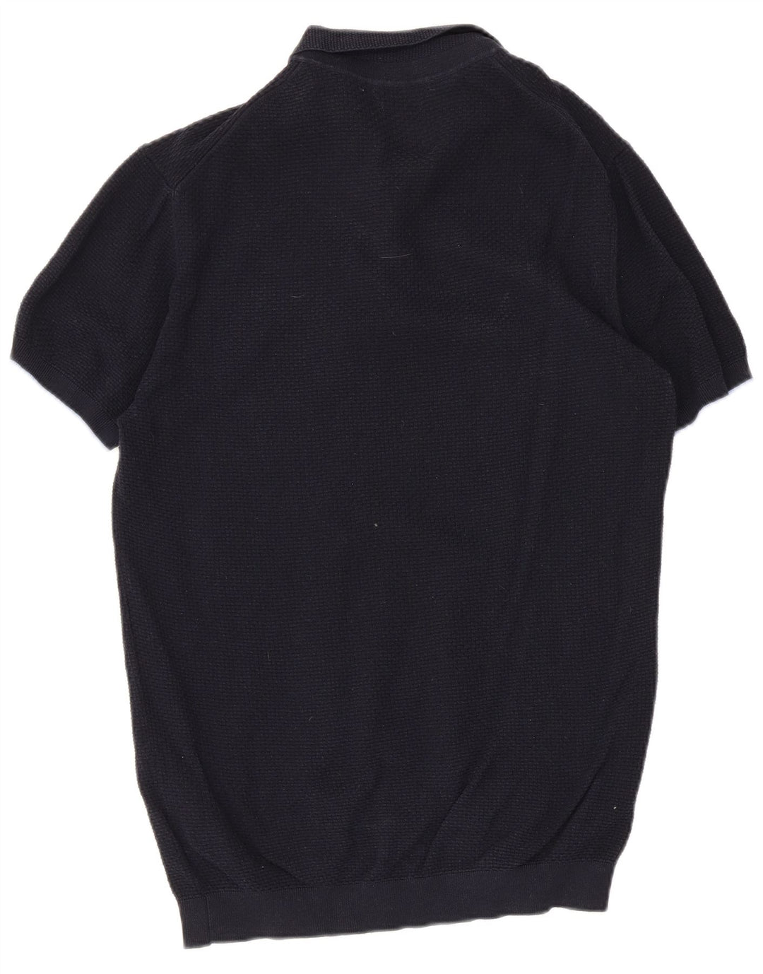 Ανδρικό πουκάμισο πόλο Massimo Dutti, μεγάλο ναυτικό, βαμβακερό