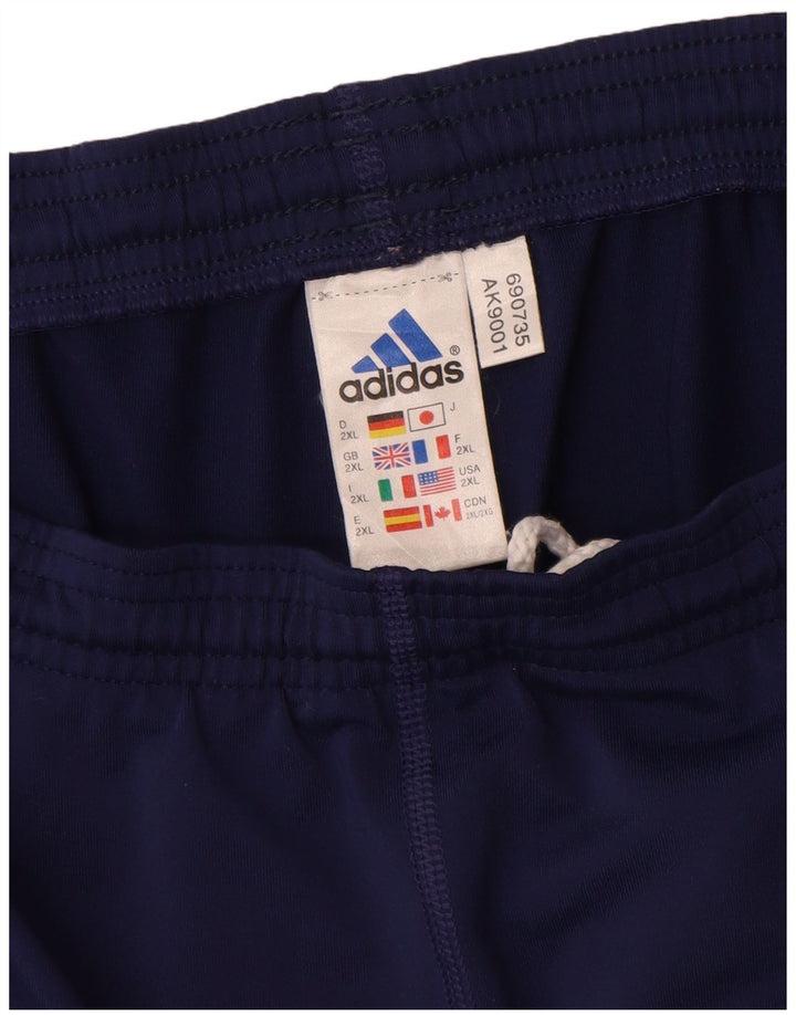 Ανδρικό αθλητικό σορτς Adidas 2XL Navy Blue Polyester