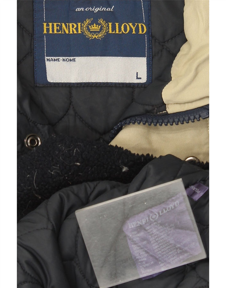 Henri Lloyd Mens Utility Jacket UK 40 Large Green Cotton