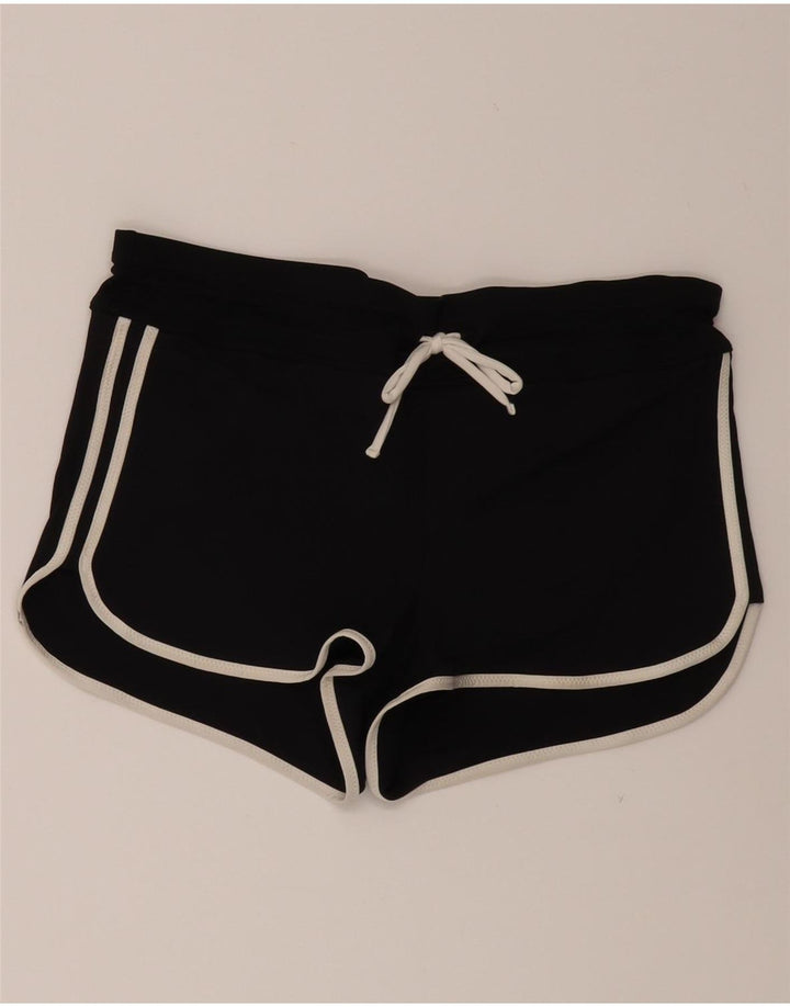 ATHLETA Womens Sport Shorts UK 14 Medium  Black Nylon Vintage Athleta and Second-Hand Athleta from Messina Hembry 