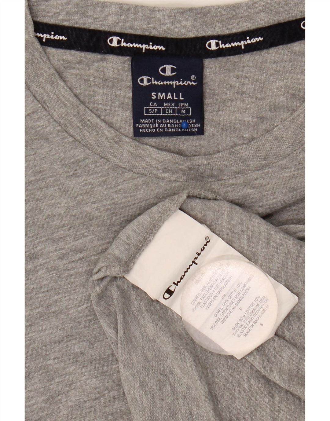 Ανδρικό T-Shirt Champion Top Μικρό Γκρι βαμβακερό