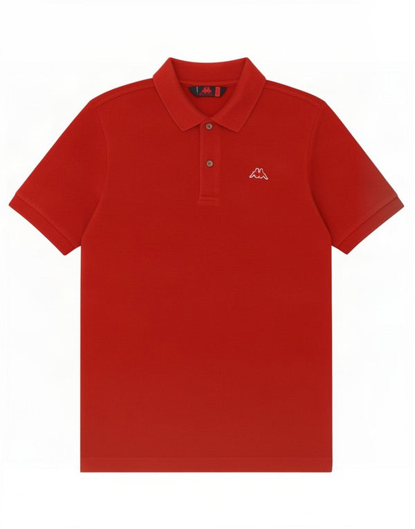 Kappa Mens Polo Shirt Small Red Cotton
