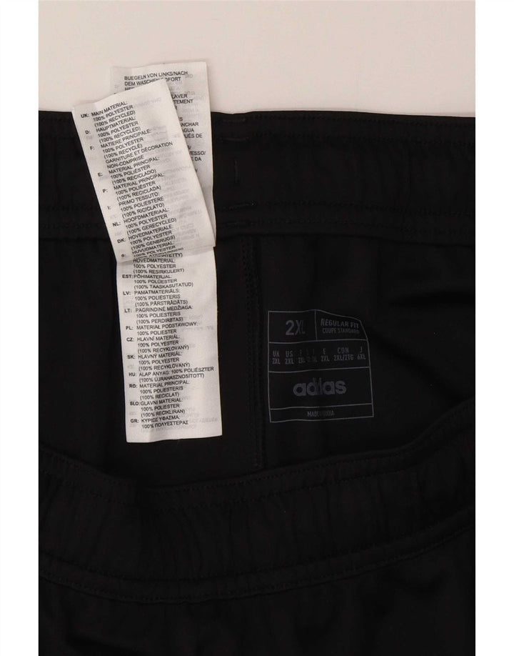 Ανδρικό αθλητικό σορτς Adidas Regular Fit 2XL μαύρο πολυεστέρα
