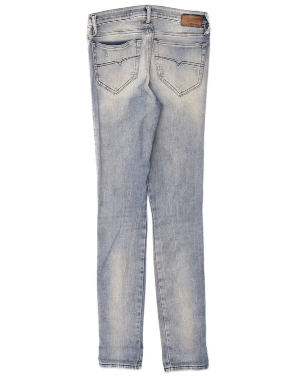 Diesel γυναικεία Skinzee Distressed Super Slim Skinny Jeans W26 L30 Blue