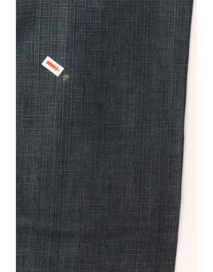 DIESEL Boys Larkee Straight Jeans 13-14 ετών W30 L31 Navy Blue Cotton