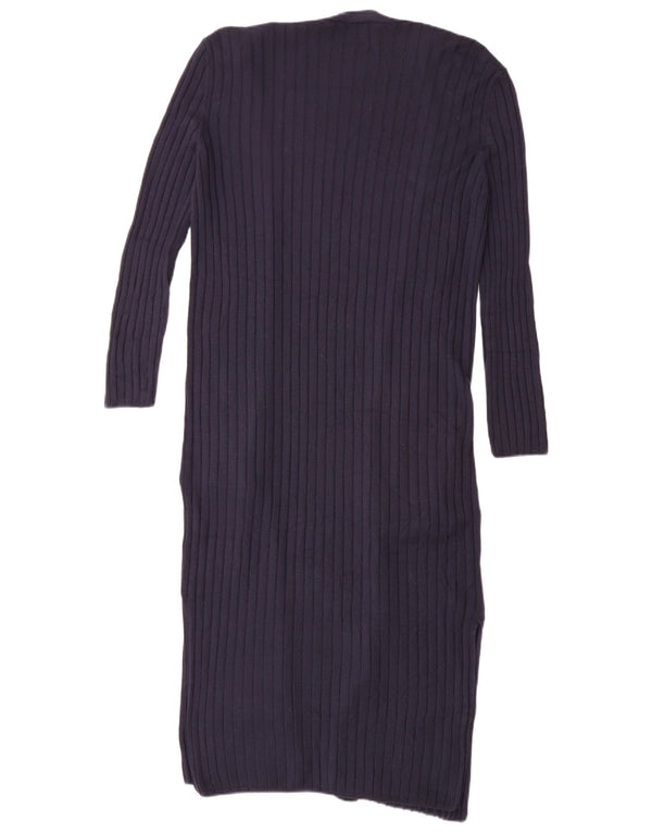 Marks & Spencer Γυναικείο πουλόβερ Longline Cardigan UK 10 Small Navy Blue
