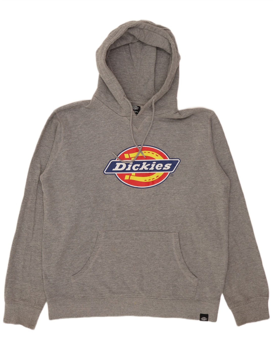 DICKIES Ανδρικό γραφικό μπλουζάκι με κουκούλα, μεγάλο γκρι βαμβακερό