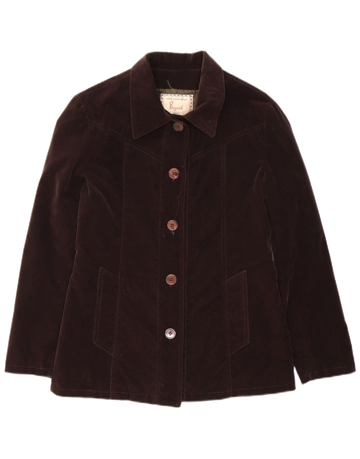 Γυναικείο μπουφάν μπουφάν Bayside UK 10 Small Brown Polyvinyl