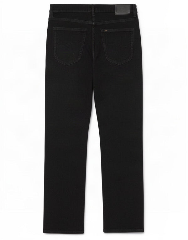 Lee Mens Brooklyn Straight Jeans W34 L30 Μαύρο βαμβακερό