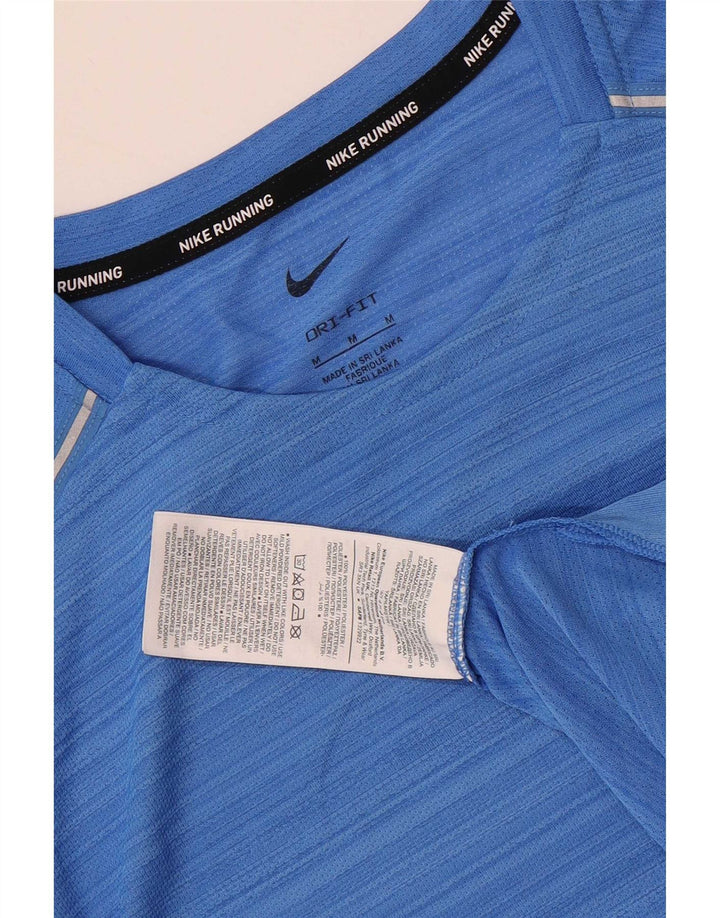 Ανδρικό μπλουζάκι Nike Dri Fit Μπλουζάκι με μεσαίο μπλε ριγέ πολυεστέρα