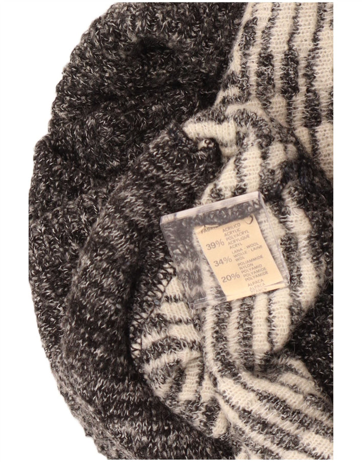 Ανδρικό πουλόβερ vintage ζακέτα XL Γκρι γεωμετρικό ακρυλικό