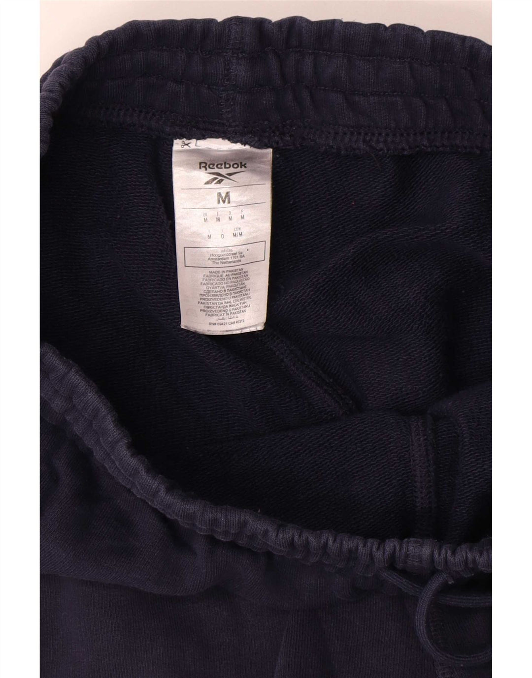 Ανδρική φόρμα Reebok Παντελόνι Joggers Medium Navy Μπλε Βαμβακερό