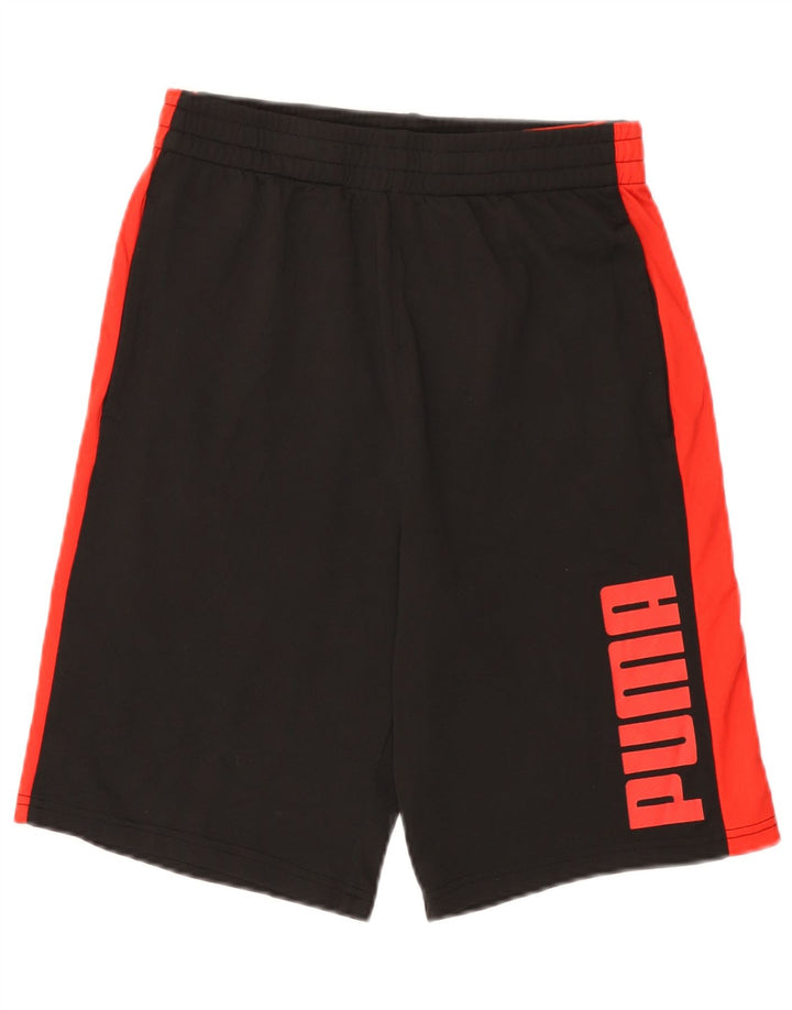 Puma Boys Graphic Sport σορτς 13-14 ετών XL Μαύρο Colourblock Πολυεστέρας