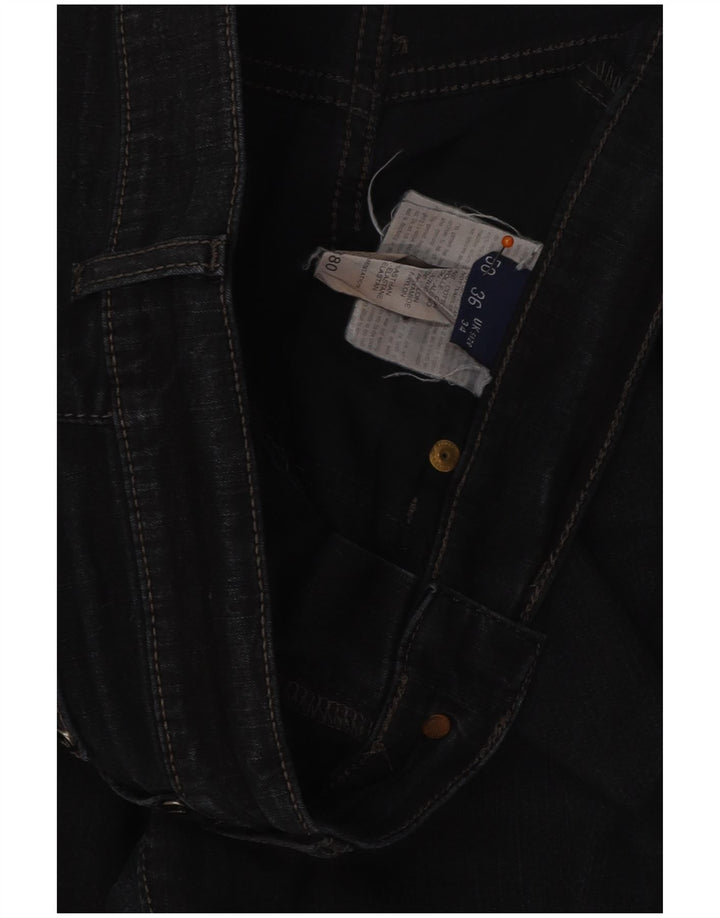 TRUSSARDI Ανδρικό τζιν ίσιο W34 L32 Navy Blue Cotton