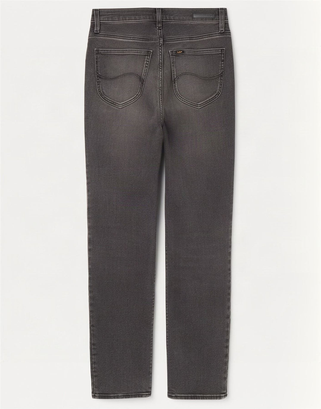 Lee Womens Carol Straight Jeans W27 L27 Γκρι βαμβακερό